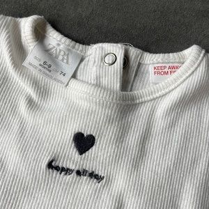 Long sleeve Zara shirt 6-9 months
